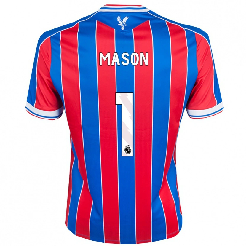 Danxen Męski Jack Mason #1 Niebiesko-Czerwono-Biały Domowa Koszulka 2025/26 Koszulki Klubowe