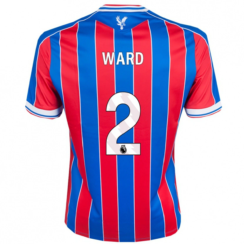 Danxen Męski Joel Ward #2 Niebiesko-Czerwono-Biały Domowa Koszulka 2025/26 Koszulki Klubowe