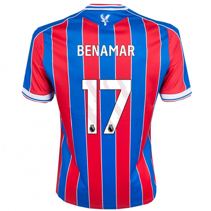 Danxen Męski Dean Benamar #17 Niebiesko-Czerwono-Biały Domowa Koszulka 2025/26 Koszulki Klubowe