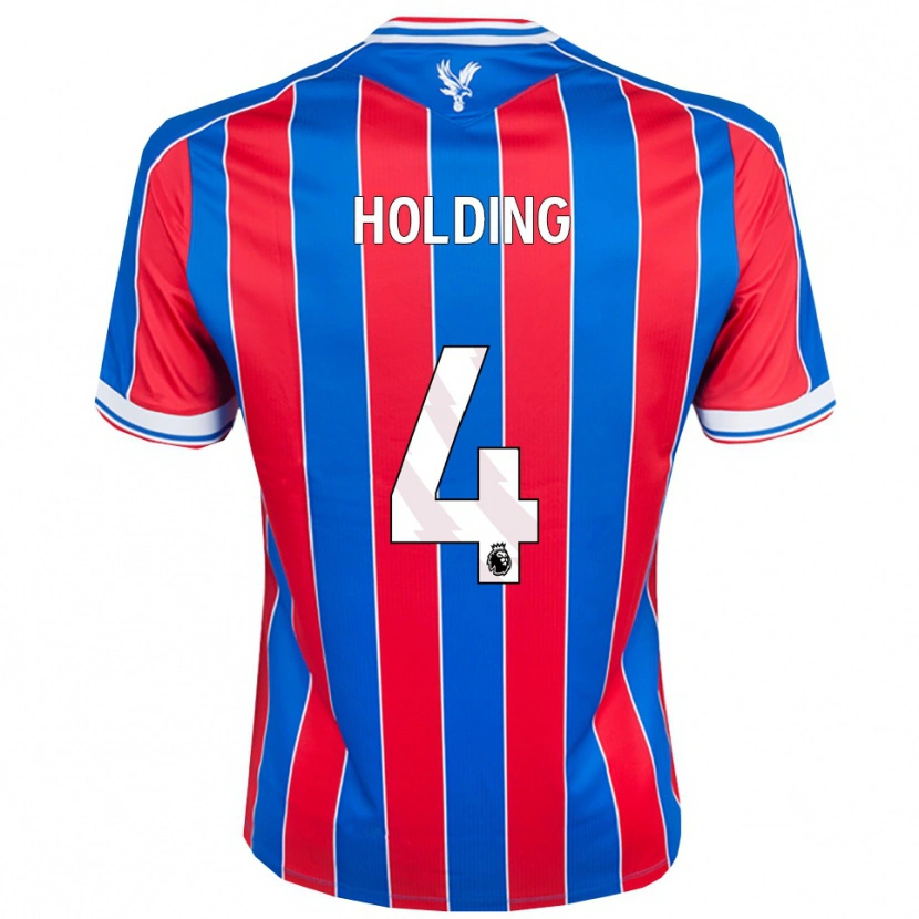 Danxen Męski Rob Holding #4 Niebiesko-Czerwono-Biały Domowa Koszulka 2025/26 Koszulki Klubowe