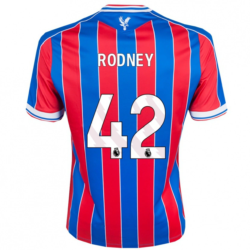 Danxen Męski Kaden Rodney #42 Niebiesko-Czerwono-Biały Domowa Koszulka 2025/26 Koszulki Klubowe