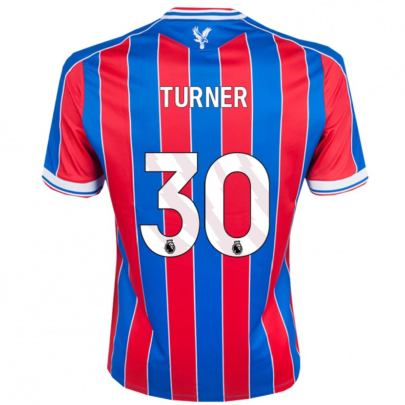 Danxen Męski Matt Turner #30 Niebiesko-Czerwono-Biały Domowa Koszulka 2025/26 Koszulki Klubowe