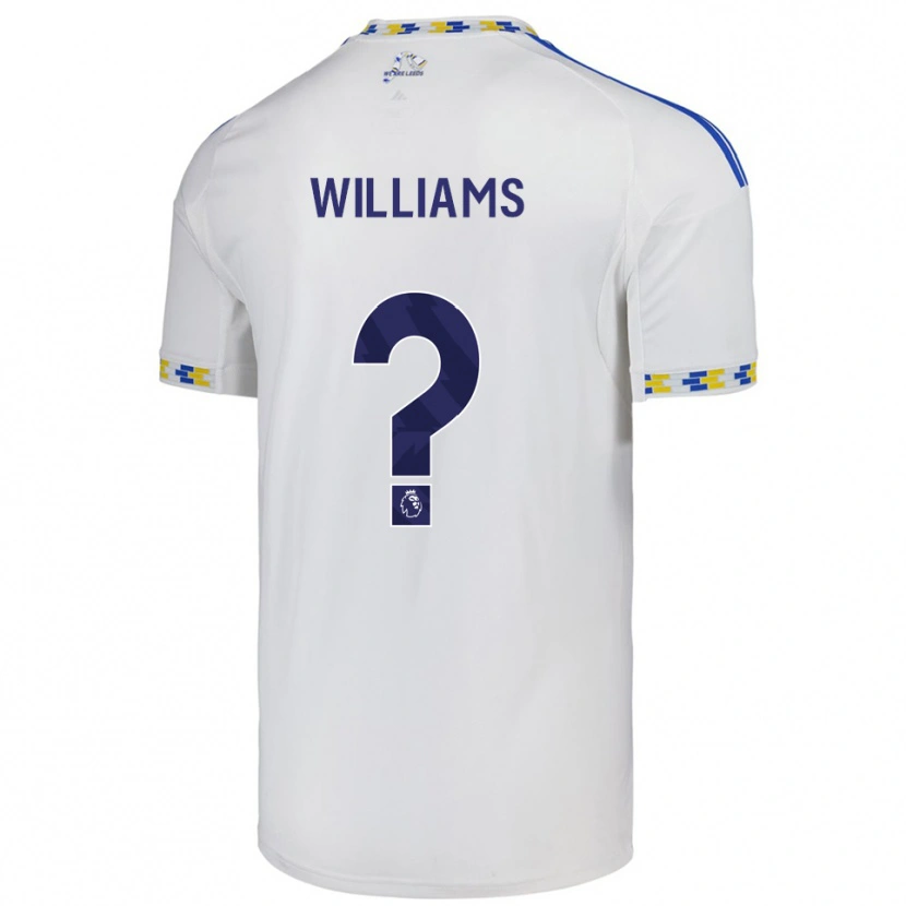 Danxen Męski Paige Williams #0 Biało-Niebieski Domowa Koszulka 2025/26 Koszulki Klubowe