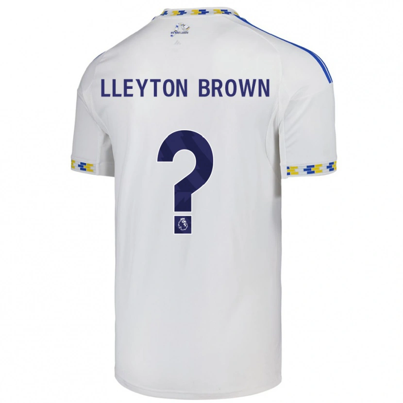 Danxen Męski Lleyton Brown #0 Biało-Niebieski Domowa Koszulka 2025/26 Koszulki Klubowe