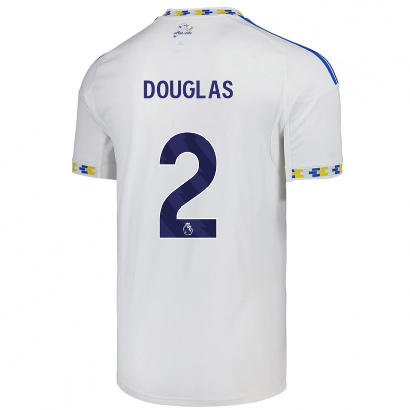 Danxen Męski Connor Douglas #2 Biało-Niebieski Domowa Koszulka 2025/26 Koszulki Klubowe