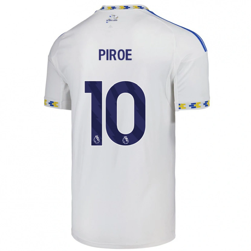 Danxen Męski Joël Piroe #10 Biało-Niebieski Domowa Koszulka 2025/26 Koszulki Klubowe