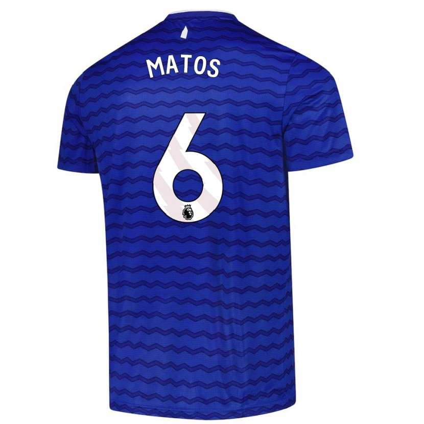Danxen Męski Melvin Matos #6 Niebiesko-Granatowy Domowa Koszulka 2025/26 Koszulki Klubowe