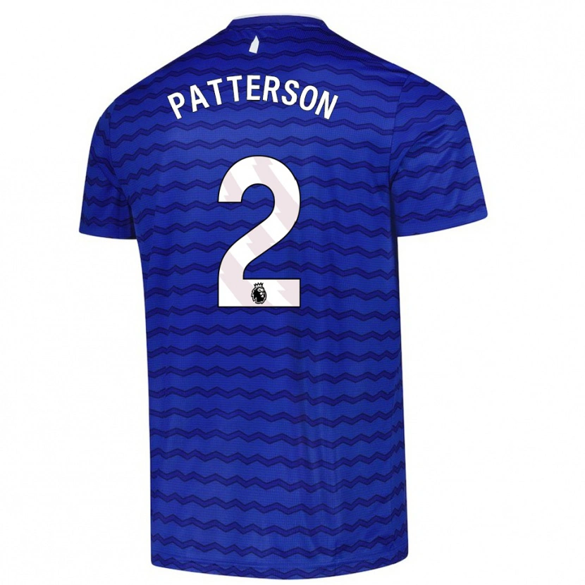 Danxen Męski Nathan Patterson #2 Niebiesko-Granatowy Domowa Koszulka 2025/26 Koszulki Klubowe