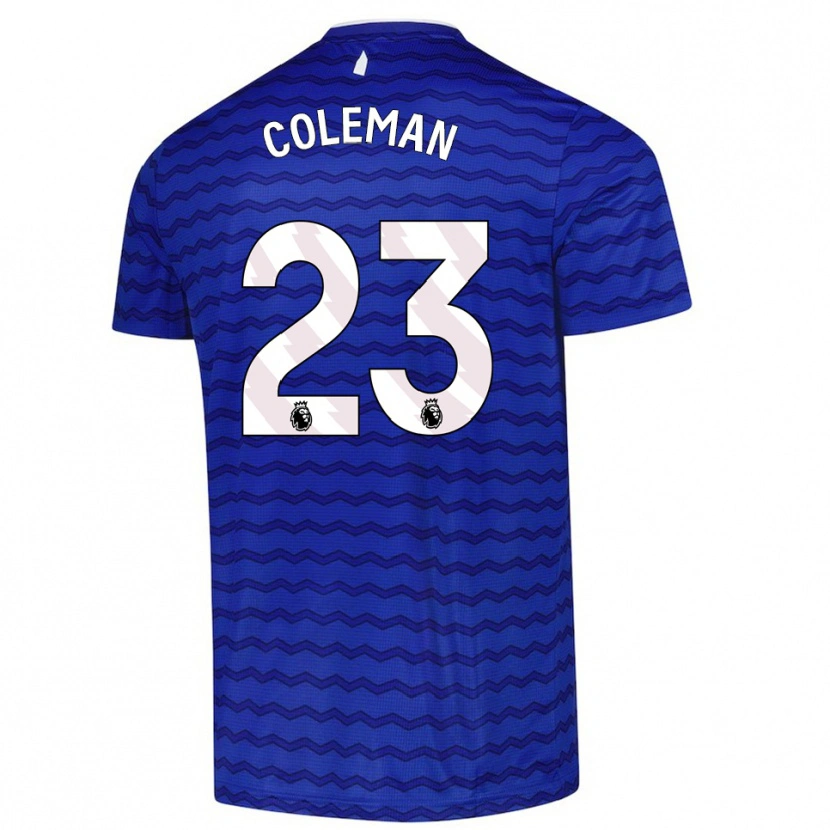 Danxen Męski Séamus Coleman #23 Niebiesko-Granatowy Domowa Koszulka 2025/26 Koszulki Klubowe