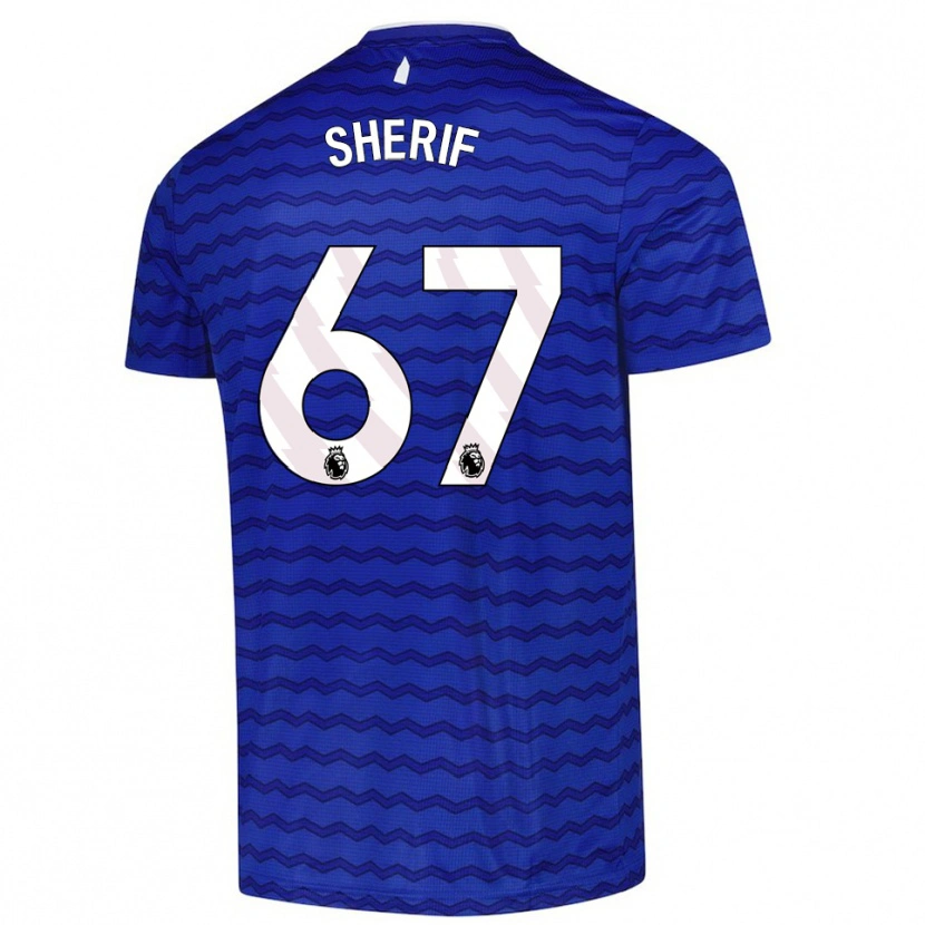 Danxen Męski Martin Sherif #67 Niebiesko-Granatowy Domowa Koszulka 2025/26 Koszulki Klubowe