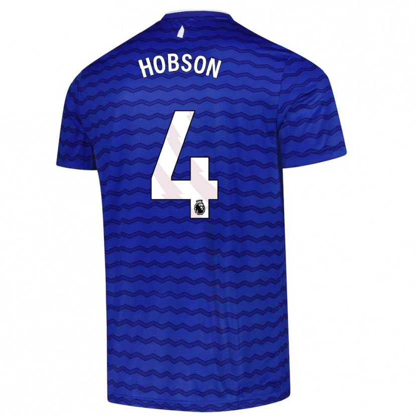 Danxen Męski Issy Hobson #4 Niebiesko-Granatowy Domowa Koszulka 2025/26 Koszulki Klubowe