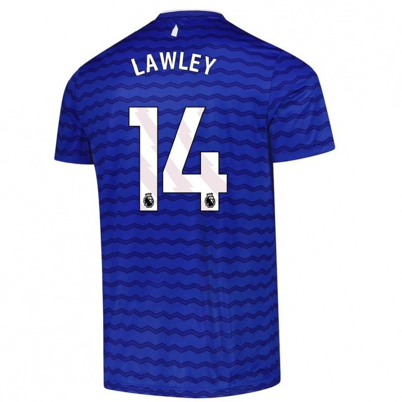 Danxen Męski Melissa Lawley #14 Niebiesko-Granatowy Domowa Koszulka 2025/26 Koszulki Klubowe