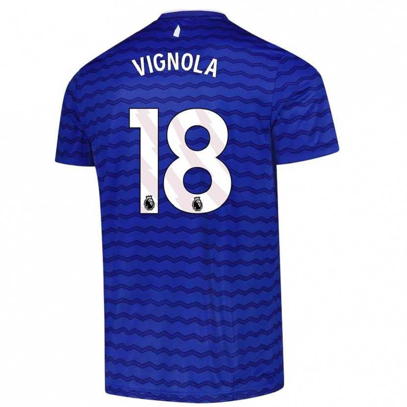 Danxen Męski Ornella Vignola #18 Niebiesko-Granatowy Domowa Koszulka 2025/26 Koszulki Klubowe
