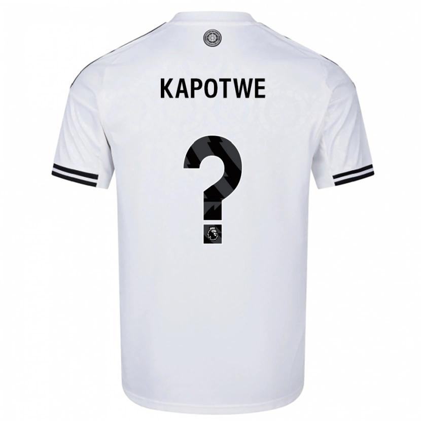 Danxen Męski Chase Kapotwe #0 Biało-Czarny Domowa Koszulka 2025/26 Koszulki Klubowe