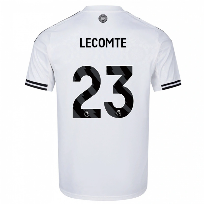 Danxen Męski Benjamin Lecomte #23 Biało-Czarny Domowa Koszulka 2025/26 Koszulki Klubowe