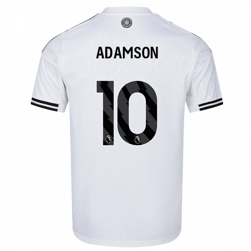 Danxen Męski Sasha Adamson #10 Biało-Czarny Domowa Koszulka 2025/26 Koszulki Klubowe