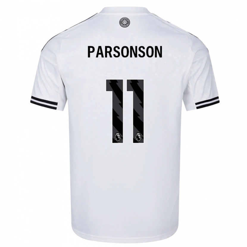 Danxen Męski Madi Parsonson #11 Biało-Czarny Domowa Koszulka 2025/26 Koszulki Klubowe