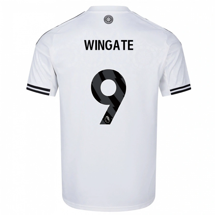 Danxen Męski Tom Wingate #9 Biało-Czarny Domowa Koszulka 2025/26 Koszulki Klubowe