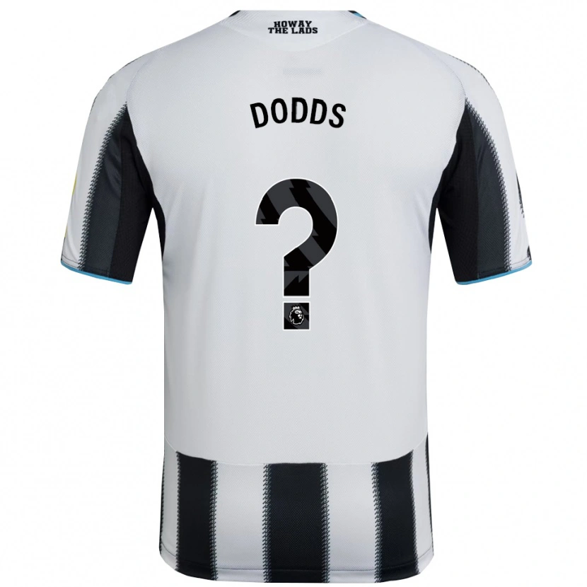Danxen Męski Archie Dodds #0 Czarno-Biały Domowa Koszulka 2025/26 Koszulki Klubowe