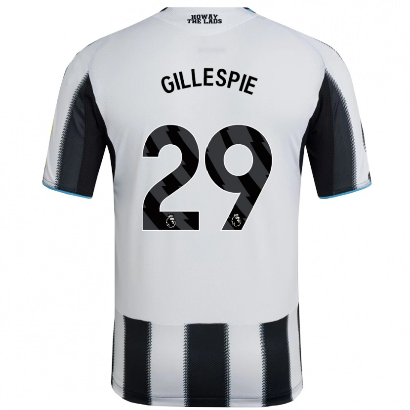 Danxen Męski Mark Gillespie #29 Czarno-Biały Domowa Koszulka 2025/26 Koszulki Klubowe