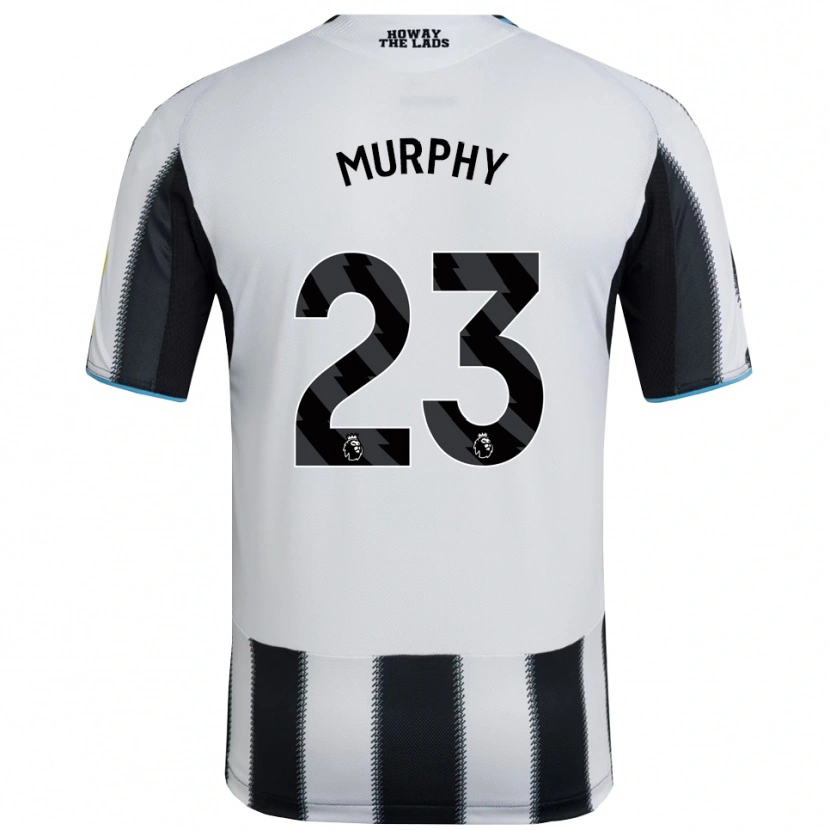 Danxen Męski Jacob Murphy #23 Czarno-Biały Domowa Koszulka 2025/26 Koszulki Klubowe