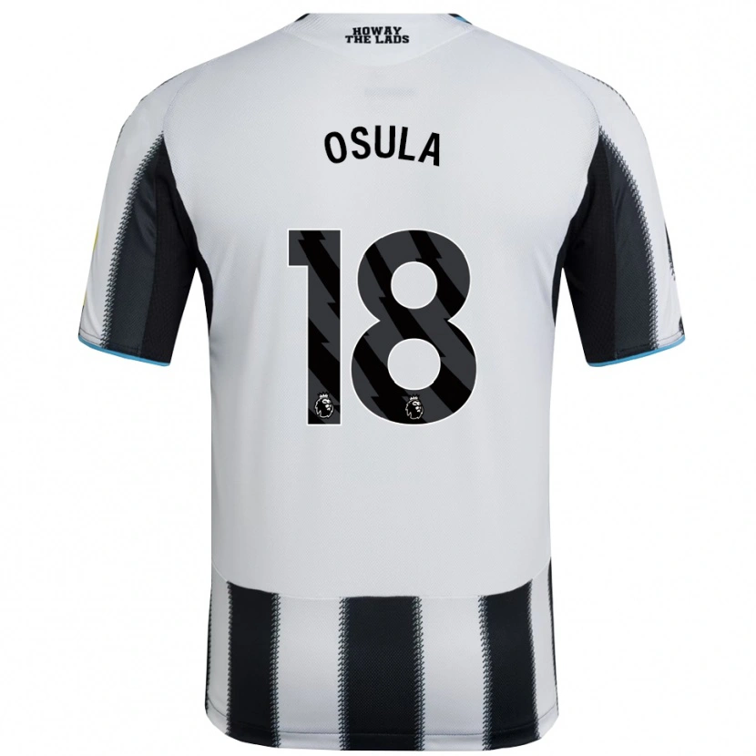 Danxen Męski William Osula #18 Czarno-Biały Domowa Koszulka 2025/26 Koszulki Klubowe