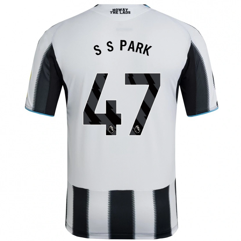 Danxen Męski Seung-Soo Park #47 Czarno-Biały Domowa Koszulka 2025/26 Koszulki Klubowe