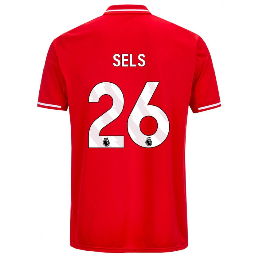 Danxen Męski Matz Sels #26 Czerwono-Biały Domowa Koszulka 2025/26 Koszulki Klubowe