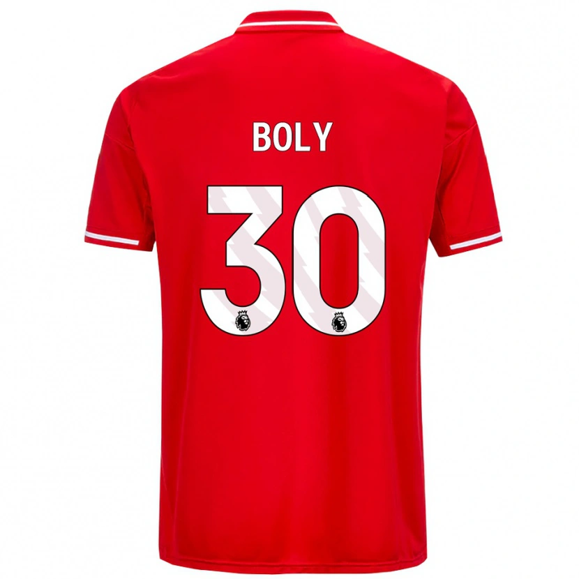 Danxen Męski Willy Boly #30 Czerwono-Biały Domowa Koszulka 2025/26 Koszulki Klubowe