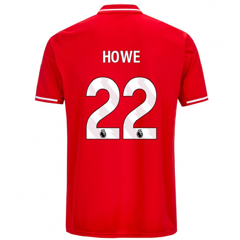 Danxen Męski Casey Howe #22 Czerwono-Biały Domowa Koszulka 2025/26 Koszulki Klubowe