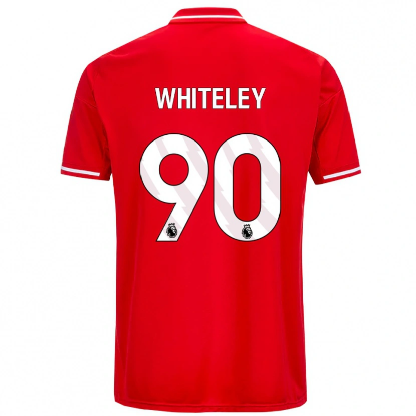 Danxen Męski Jonathan Whiteley #90 Czerwono-Biały Domowa Koszulka 2025/26 Koszulki Klubowe