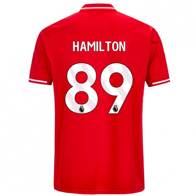 Danxen Męski Scott Hamilton #89 Czerwono-Biały Domowa Koszulka 2025/26 Koszulki Klubowe