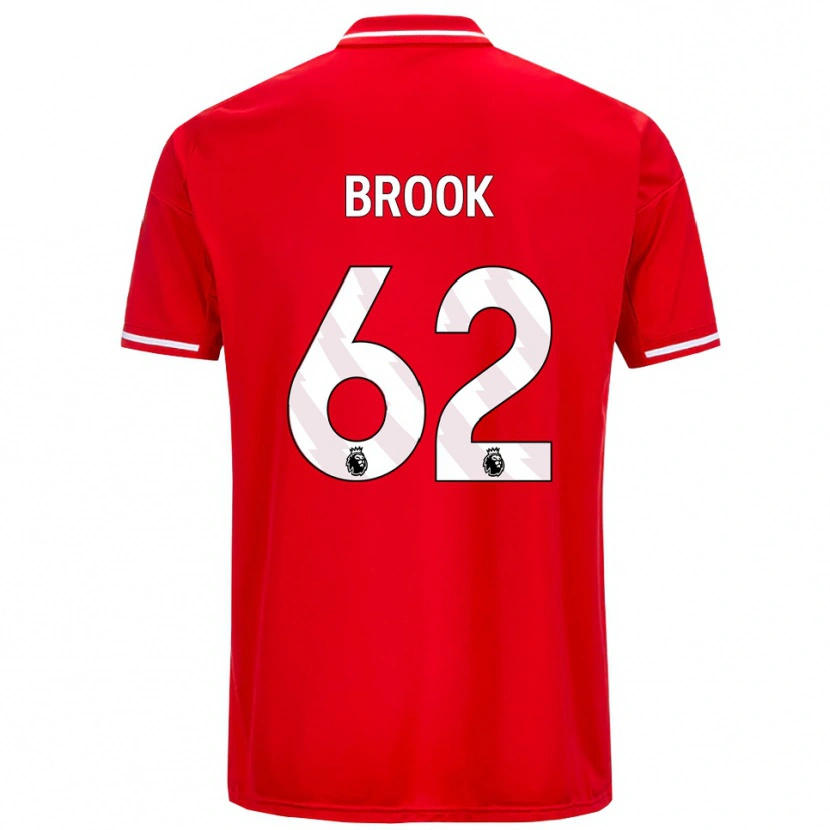 Danxen Męski Will Brook #62 Czerwono-Biały Domowa Koszulka 2025/26 Koszulki Klubowe