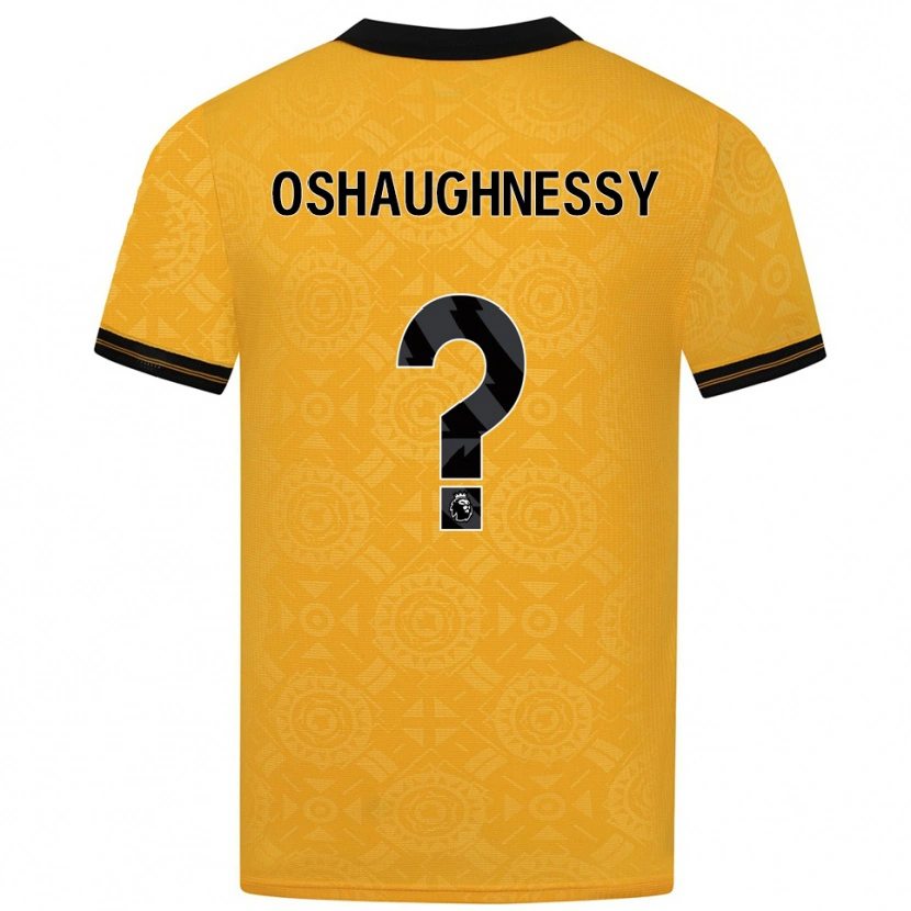Danxen Męski Joe Oshaughnessy #0 Żółto-Czarny Domowa Koszulka 2025/26 Koszulki Klubowe
