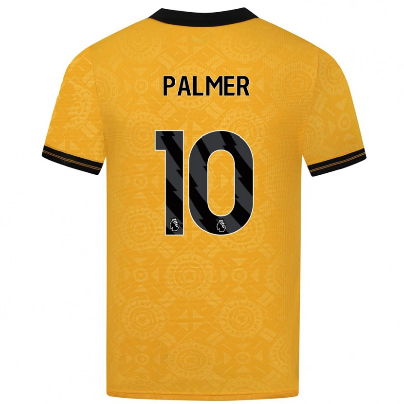 Danxen Męski Jamila Palmer #10 Żółto-Czarny Domowa Koszulka 2025/26 Koszulki Klubowe