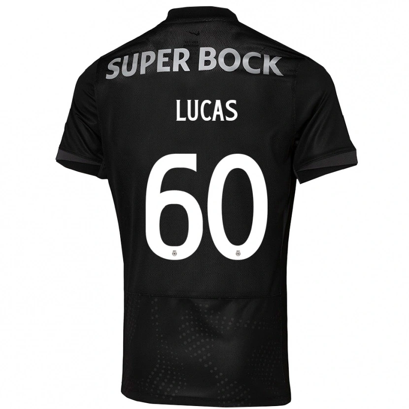 Danxen Męski Rayan Lucas #60 Czarno-Biały Wyjazdowa Koszulka 2025/26 Koszulki Klubowe