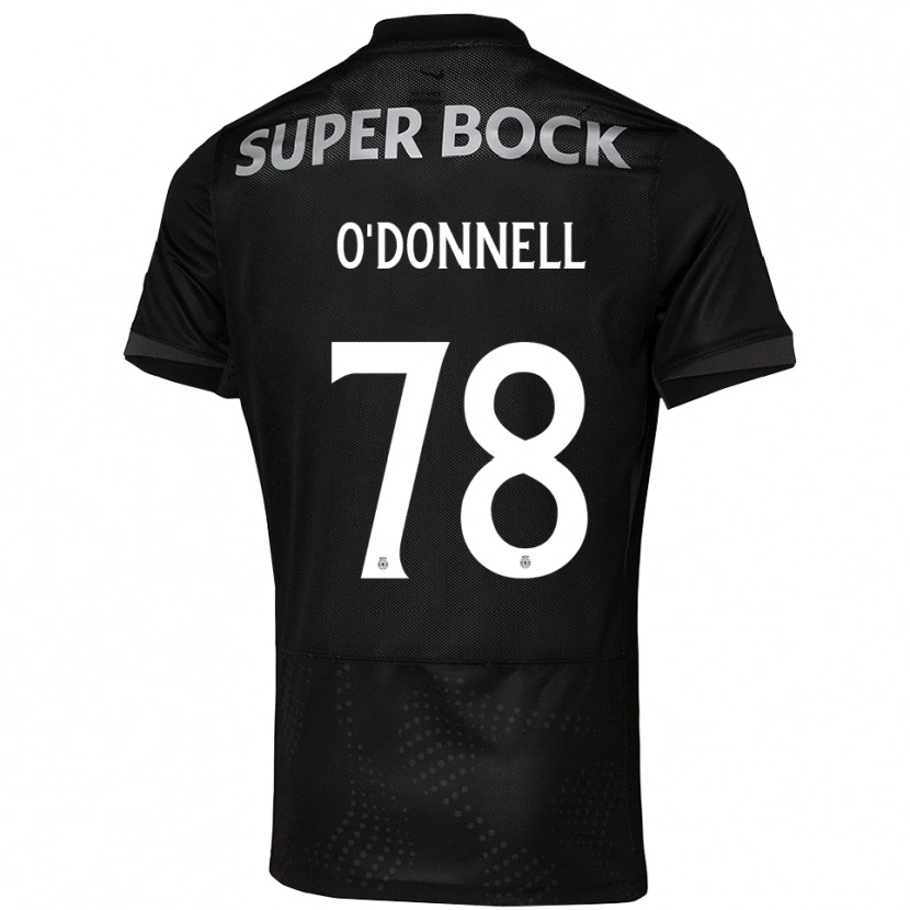 Danxen Męski Miri O'donnell #78 Czarno-Biały Wyjazdowa Koszulka 2025/26 Koszulki Klubowe