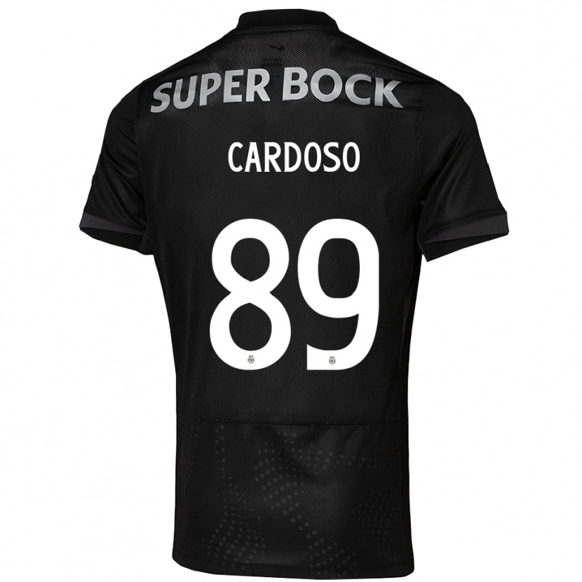Danxen Męski Nilton Cardoso #89 Czarno-Biały Wyjazdowa Koszulka 2025/26 Koszulki Klubowe