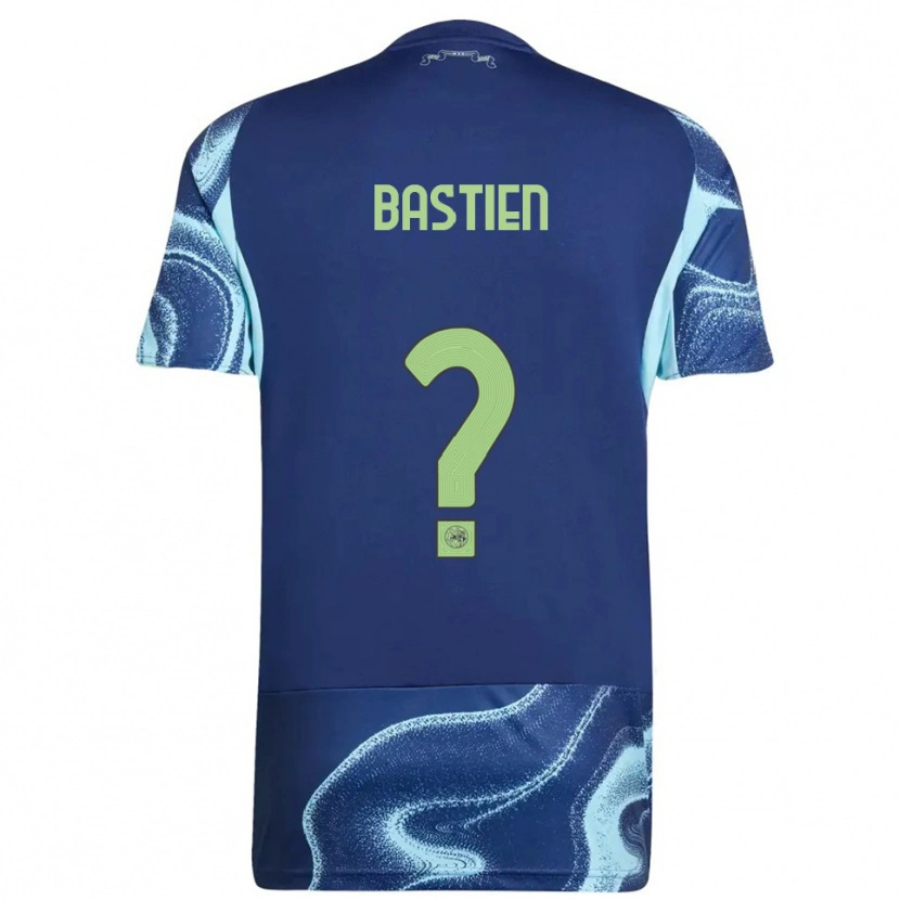 Danxen Męski Joshua Bastien #0 Granatowo-Błękitny Wyjazdowa Koszulka 2025/26 Koszulki Klubowe