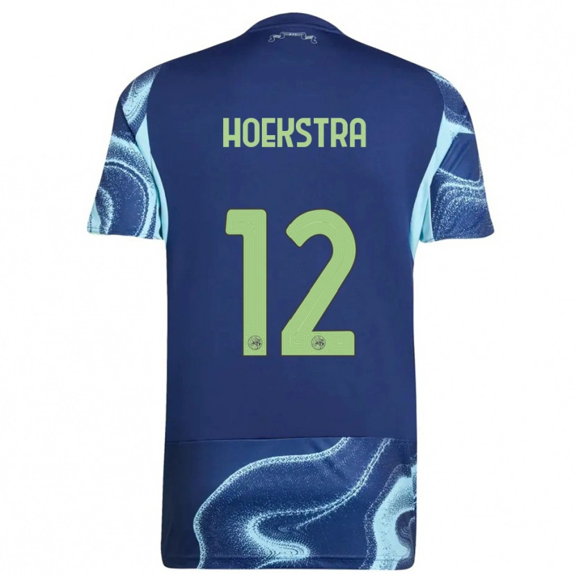 Danxen Męski Isabelle Hoekstra #12 Granatowo-Błękitny Wyjazdowa Koszulka 2025/26 Koszulki Klubowe
