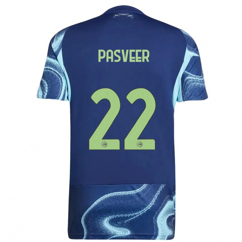 Danxen Męski Remko Pasveer #22 Granatowo-Błękitny Wyjazdowa Koszulka 2025/26 Koszulki Klubowe