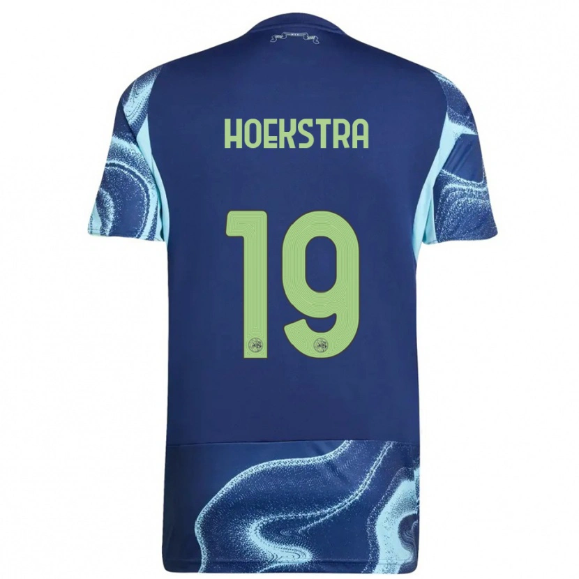 Danxen Męski Tiny Hoekstra #19 Granatowo-Błękitny Wyjazdowa Koszulka 2025/26 Koszulki Klubowe
