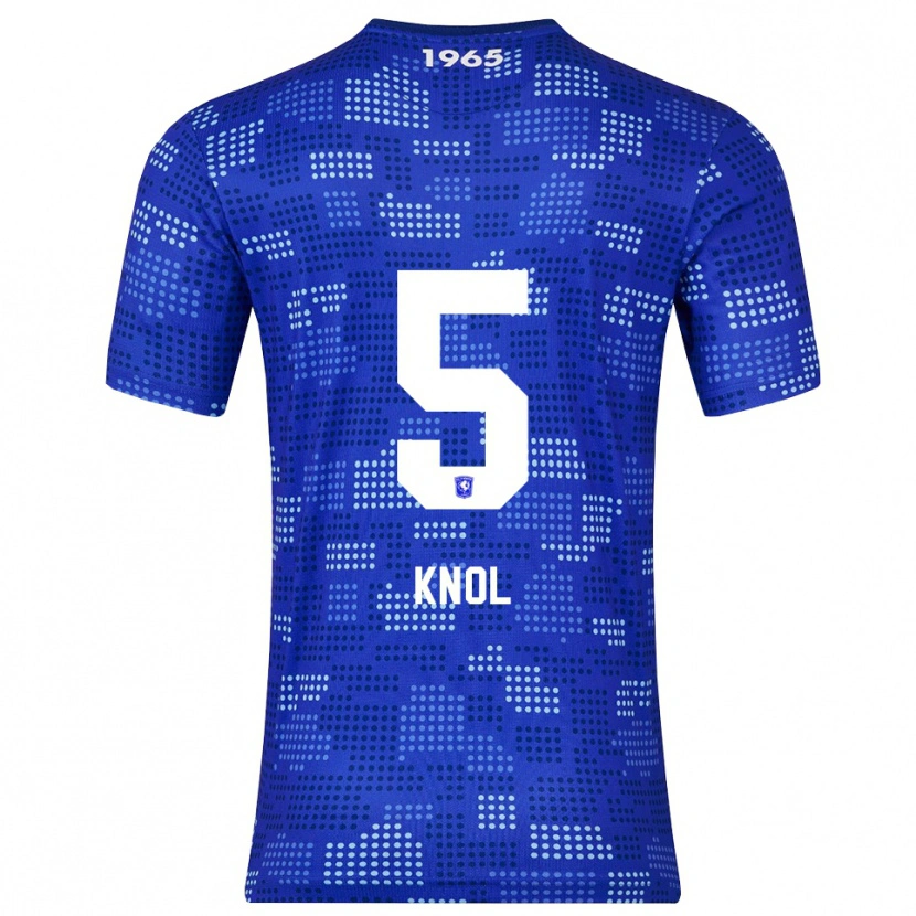 Danxen Męski Anna Knol #5 Niebiesko-Błękitny Wyjazdowa Koszulka 2025/26 Koszulki Klubowe