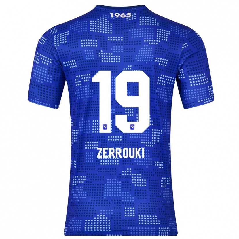 Danxen Męski Ramiz Zerrouki #19 Niebiesko-Błękitny Wyjazdowa Koszulka 2025/26 Koszulki Klubowe