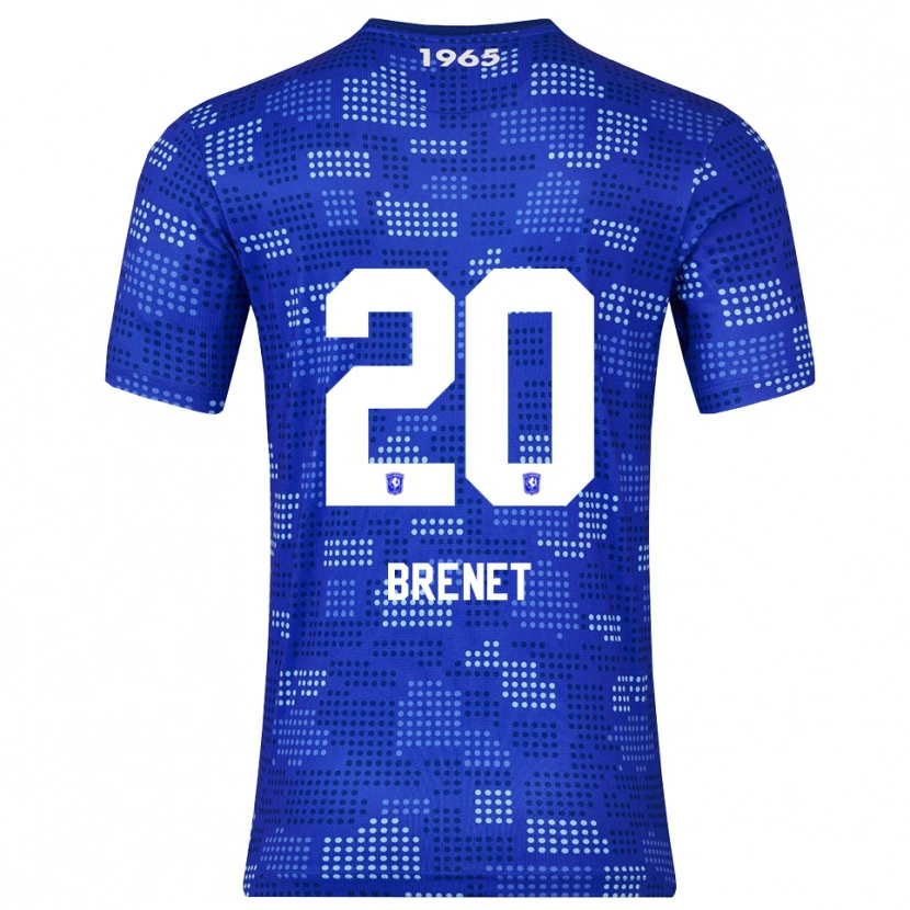 Danxen Męski Joshua Brenet #20 Niebiesko-Błękitny Wyjazdowa Koszulka 2025/26 Koszulki Klubowe