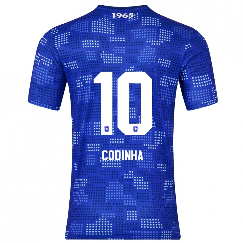 Danxen Męski Tiago Codinha #10 Niebiesko-Błękitny Wyjazdowa Koszulka 2025/26 Koszulki Klubowe