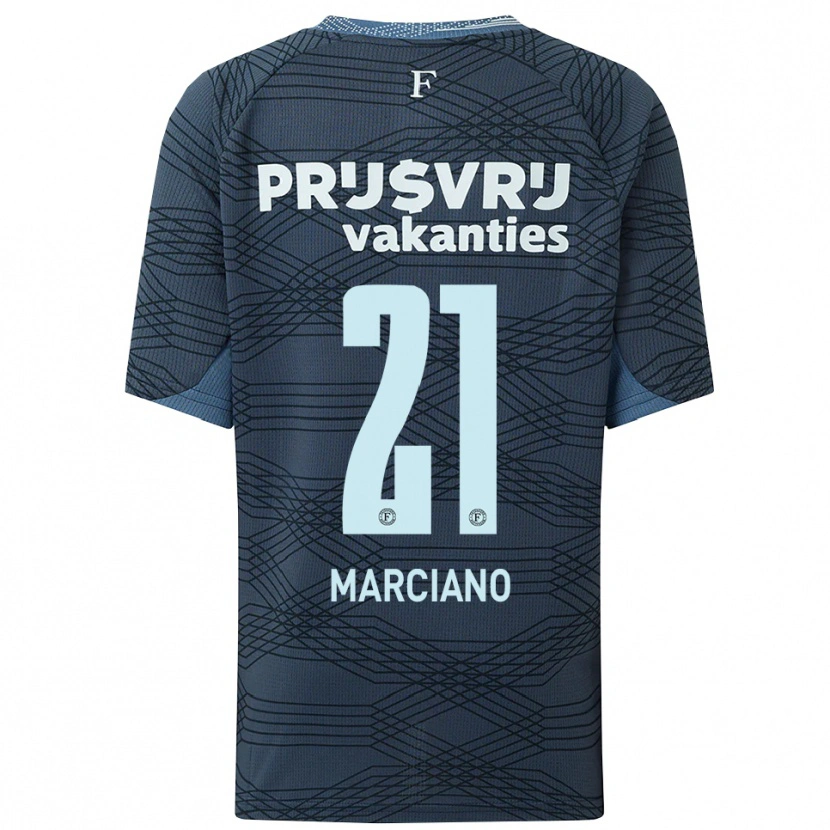 Danxen Męski Ofir Marciano #21 Czarno-Szary Wyjazdowa Koszulka 2025/26 Koszulki Klubowe