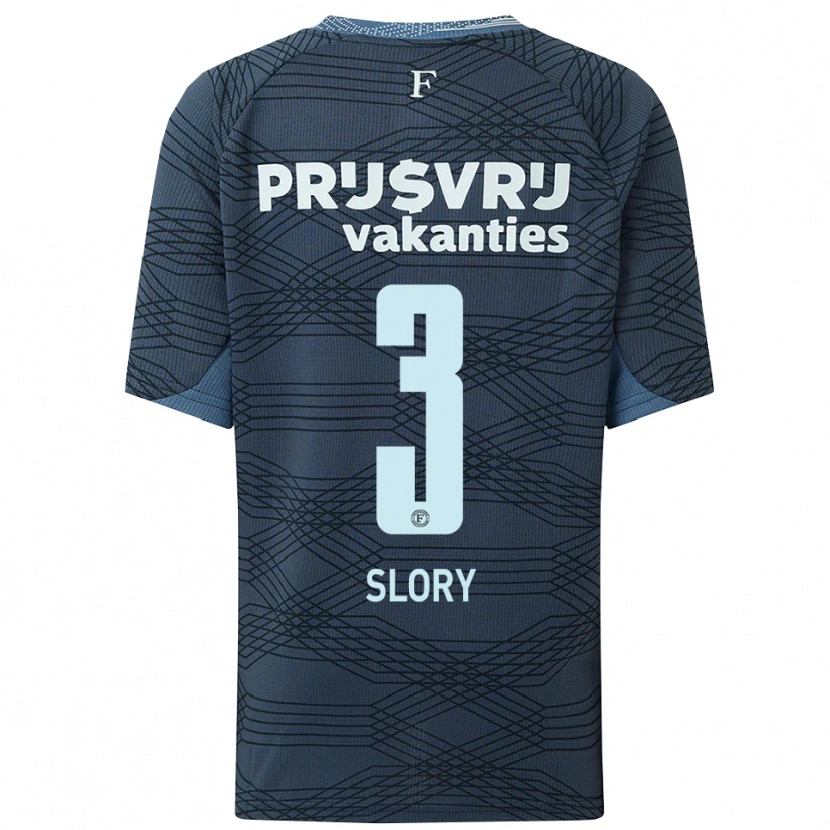 Danxen Męski Dani Slory #3 Czarno-Szary Wyjazdowa Koszulka 2025/26 Koszulki Klubowe