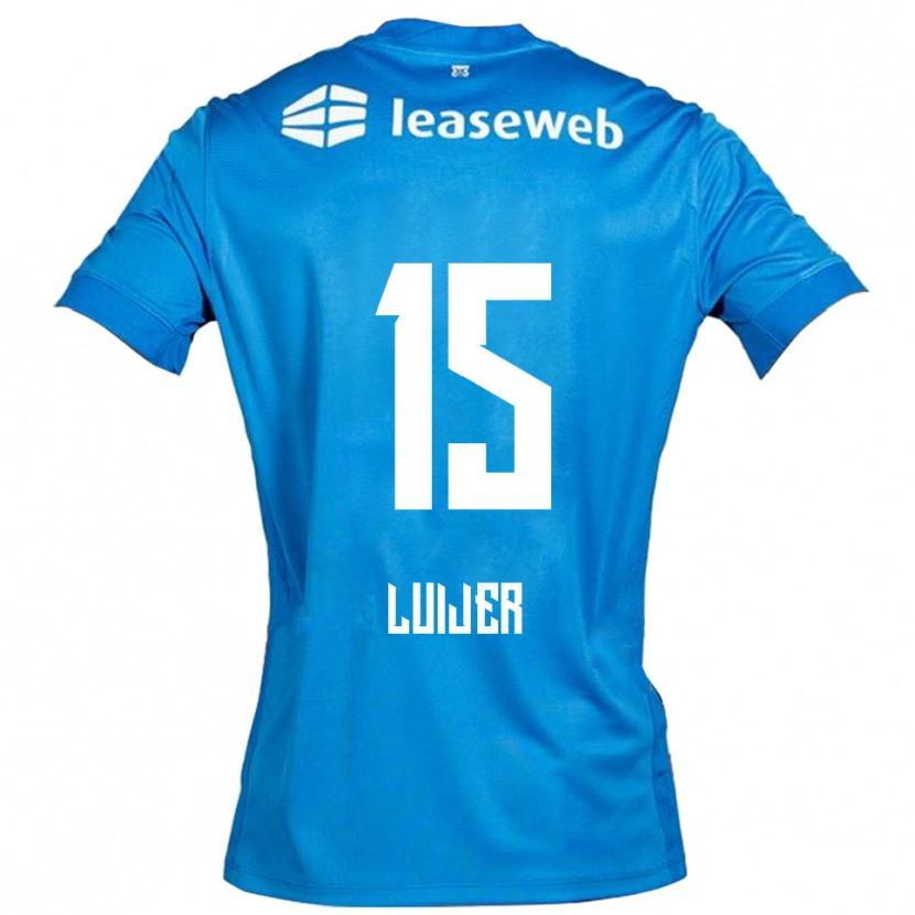 Danxen Męski Rick Luijer #15 Niebiesko-Biały Wyjazdowa Koszulka 2025/26 Koszulki Klubowe