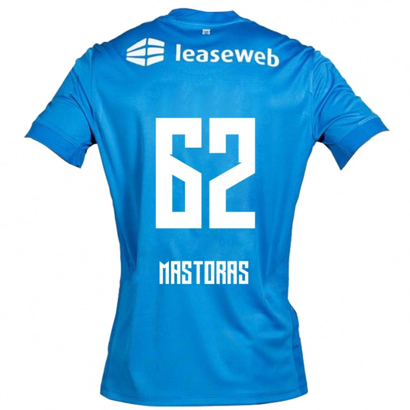 Danxen Męski Enoch Mastoras #62 Niebiesko-Biały Wyjazdowa Koszulka 2025/26 Koszulki Klubowe